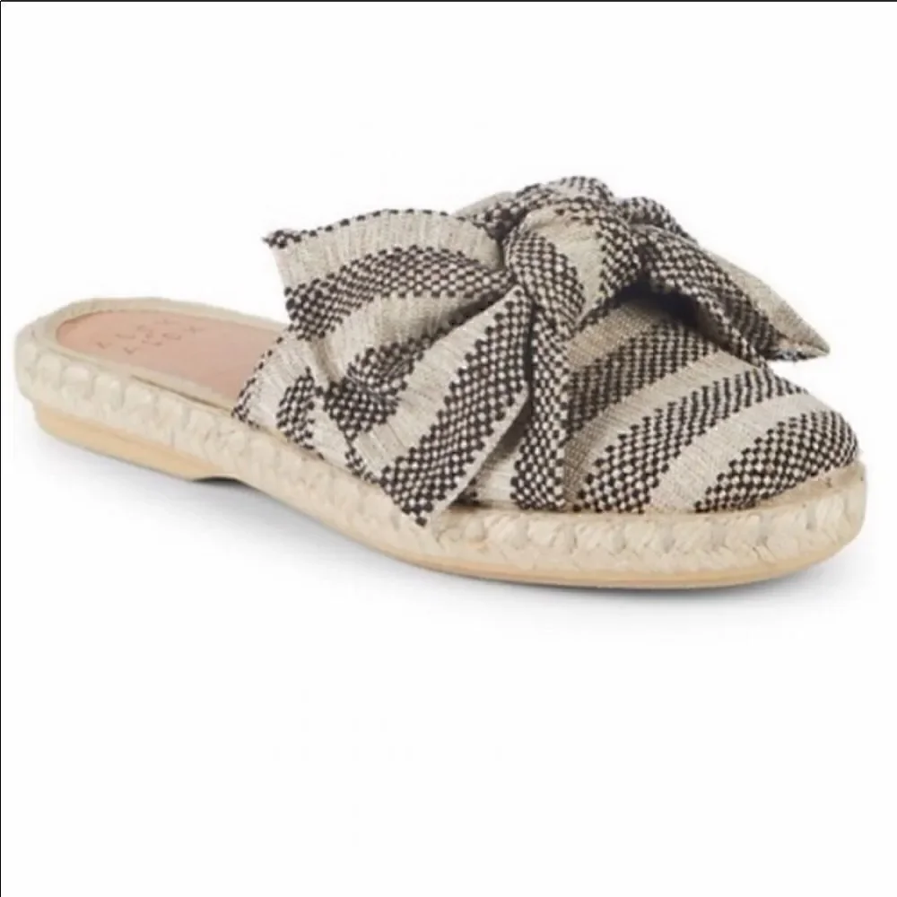 ALEX + ALEX Stripe Espadrille with Bow Siz…‎